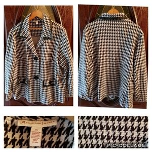 Dress jacket/ blazer 3xl black and white